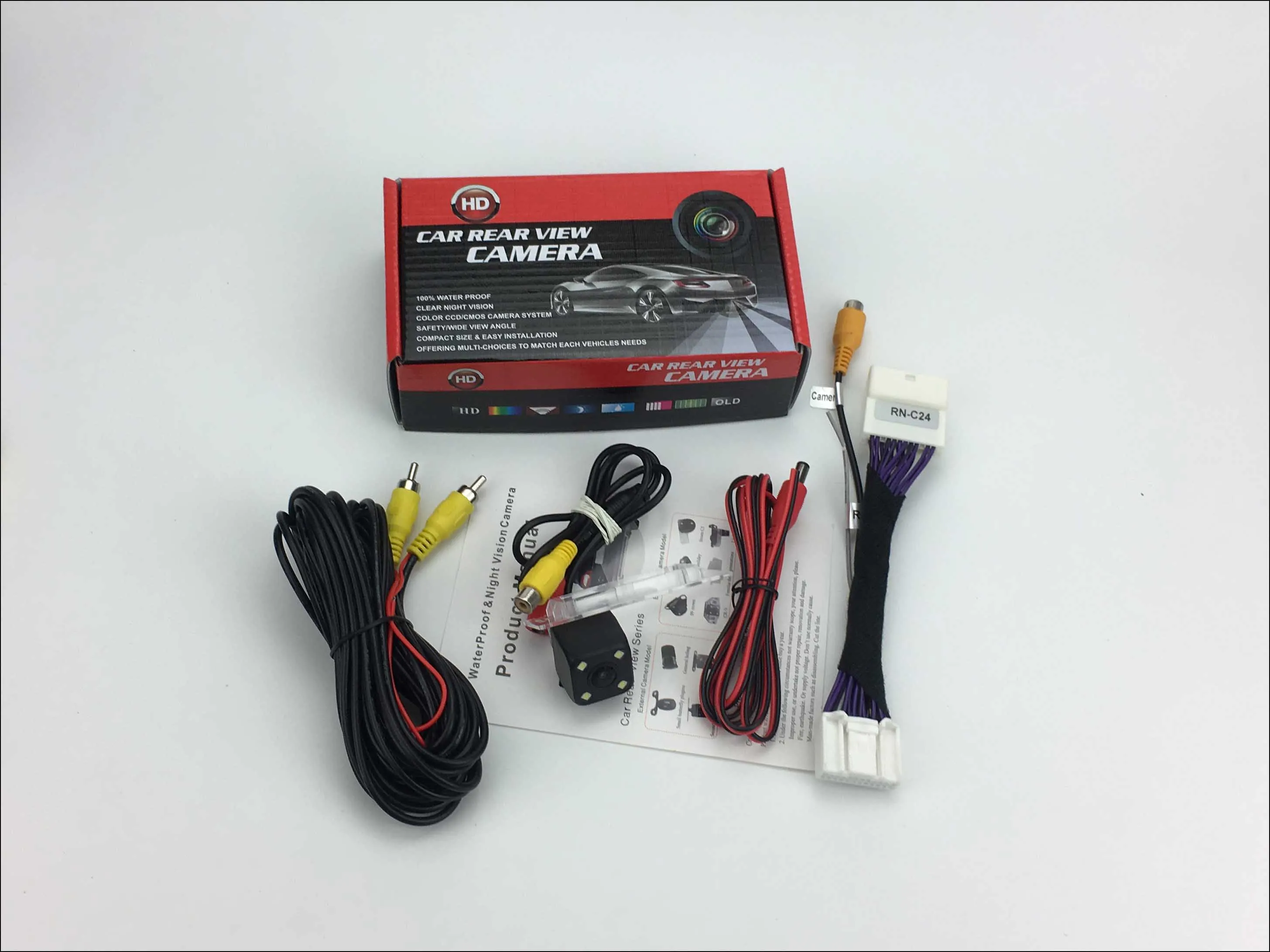 Cavo Adattatore Per Telecamera Retromarcia 24 Pin - Ingresso Video RCA - Compatibile Con Clio 4, Sandero, Duster, Stepway, Vivaro - Plug & Play - 4