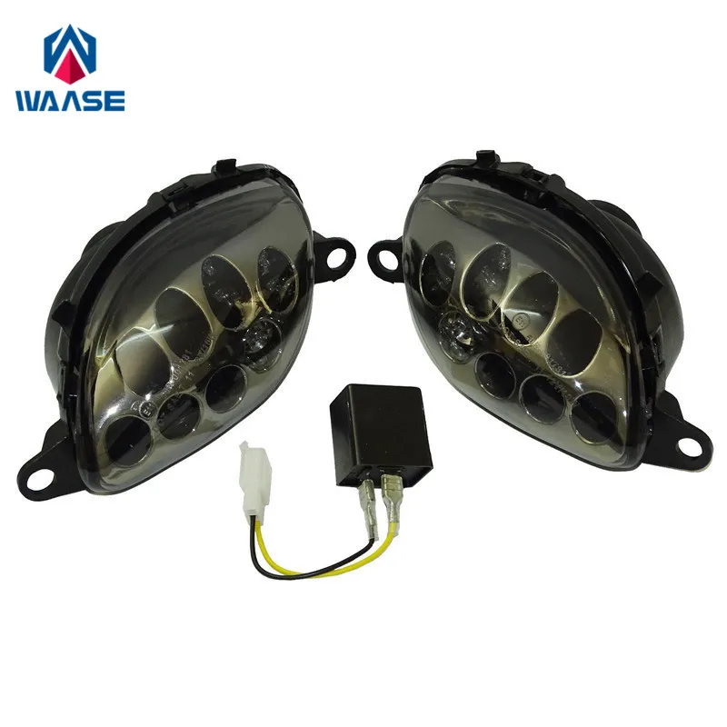 Waase для Suzuki Hayabusa GSXR1300 GSX1300R 1999 2000 2001 2002 2003 2004 2005 2006 2007 Поворотники передние мигалка светодиодный светильник