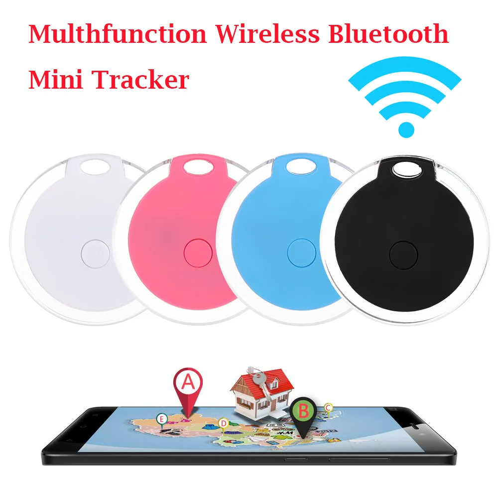 

1pc Portable Smart Anti-Lost Alarm Mini Waterproof Bluetooth GPS Tracker Positioning Sensor for Pet Dog Cat Keys Wallet Bag Kids