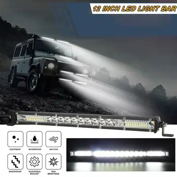 

Off-road Car Working Light 12 inch 78W ABS+LED Ultra-thin Meshwork Mixed Light Working lamp Automobile Bulb