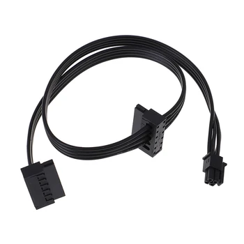 

1Pc 45CM Cable MINI 4 Pin Turn 2 SATA Power Supply For Lenovo Main Board Interface Small 4Pin to Two SATA SSD Power Supply Cable