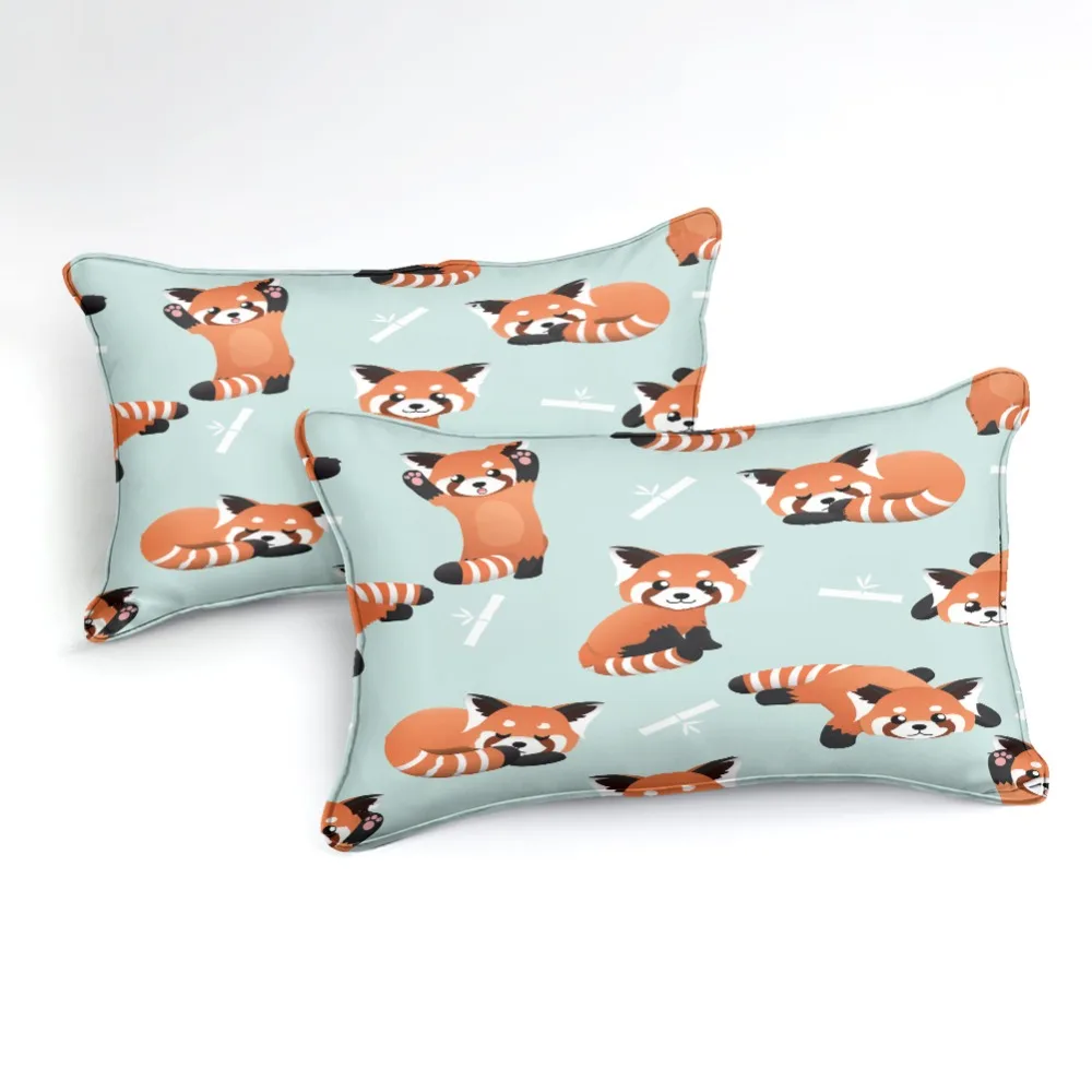 Red Panda Bedding Set Rich Flix