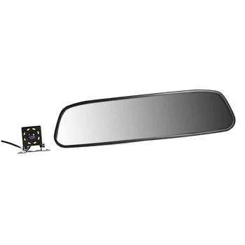 

4.3" Interior Rear View Mirror Windshield Car Bus SUV Truck With 8LED Camera