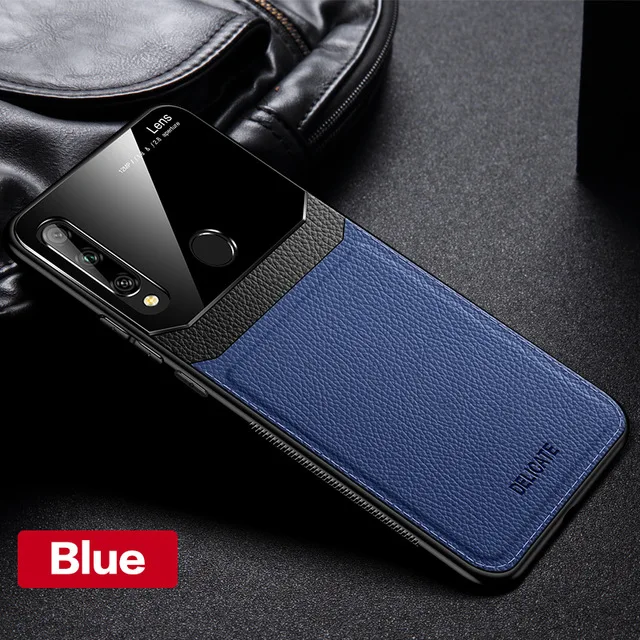 Для huawei Honor 9X Global чехол, кожаный стеклянный чехол, чехол для huawei Honor 9X Premium Honer 9 X X9 9xpro чехол s Coque 6,59 дюймов - Цвет: brown