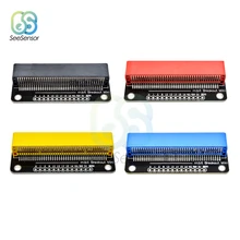 For BBC Micro:bit Microbit GPIO Expansion Board Breakout Adapter Shield Breakout Mini Module Development Board fr4 bluetooth sensor expansion board module red blue black