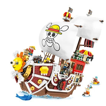 

THOUSAND SUNNY Ship Creator Expert Model Lepinblock Building Blocks 1484 Piece Bricks Boys Birthday Gifts Kids Toys for Children