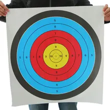 Полезная стрельба бумага для мишени для стрельбы из лука 60*60 см полное кольцо начинающих тренировка лук стрелы Калибр прочный