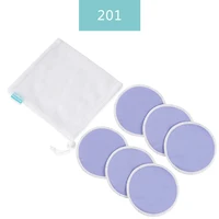 HappyFlute New Comming Super Absorbency Bamboo Nursing Pads Mum Use with Laundry Bag Waterproof Washable Feeding Pad 2