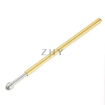 

100 Pcs 0.95mm Dia Round Tipped Spring Test Probes