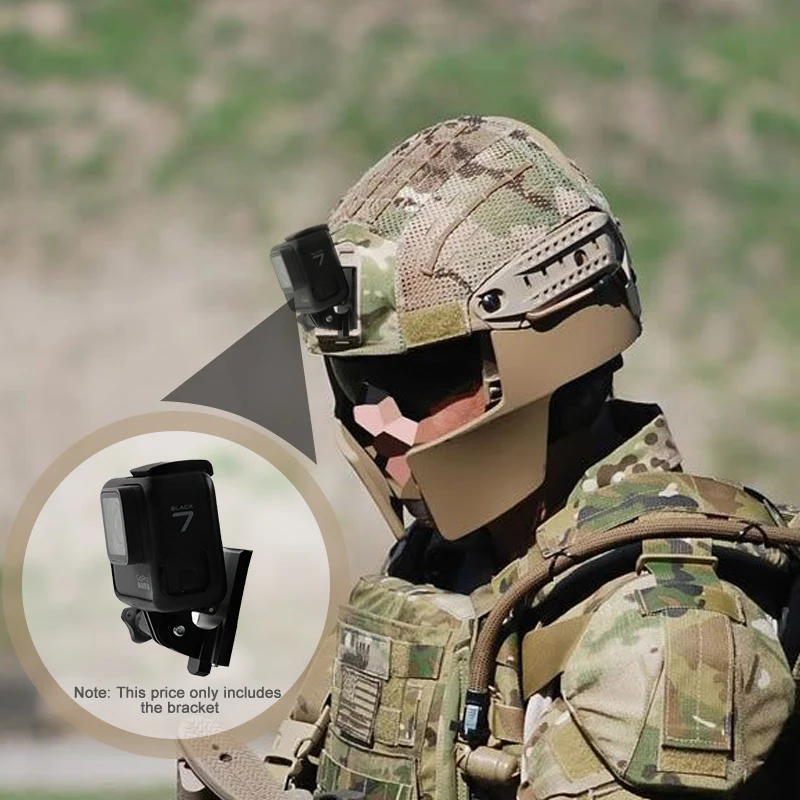 Алюминиевый шлем фиксированное Крепление NVG База держатель адаптер для GOPRO Hero 7 4 5 6 Session yi Sjcam eken экшн-видео спортивные камеры