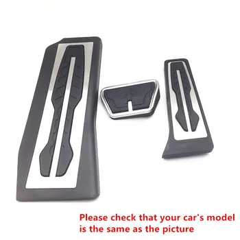 

For BMW 5 Series 2018 Car Organizer Accelerator Brake Pedal Cover Trim Stainless Steel Interior Accessories