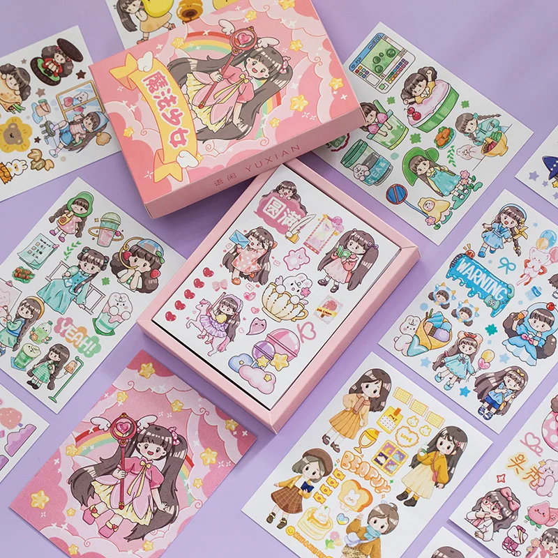Yoofun Kawaii набор красочных наклеек мечты Декоративные Канцтовары журнал