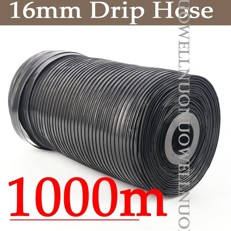 100~1000m 16*0.2mm Agricultural Irrigation Drip Tape Garden Plant Watering Save Hose Greenhouse Single Blade Labyrinth Drip Hose