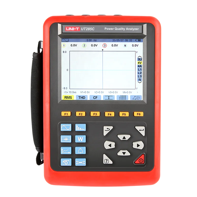 UNI T UT285C 3 Fase Power Quality Analyzer, Harmonischen Power Quality