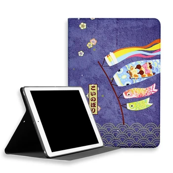

For iPad 5/6th generation 2017 2018 case Silicone Soft Back stand Smart Cover for iPad Air 1 Air 2 with Auto Sleep/Wake Function