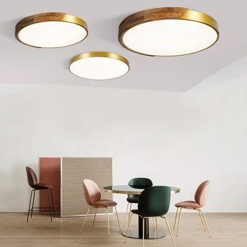 

Nordic Copper Ceiling Lighting LED Ceiling Light Fixture Indoor Decor Living Room Bedroom Hotel Loft kitchen Ceiling Lamp