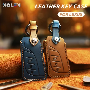

Genunie Leather Car Remote Key Case Cover Shell Fob Bag For Lexus ES200 ES300H ES350 NX GS RX IS GX LX RC 300H 450H UX200 UX250H