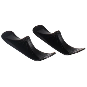 

2pcs Winter Ski Board 2 In 1 Outdoor Sports Practical Replacement Black Scooter Parts Direct Fit Sled Universal Durable