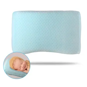 

Rectangle Soft Gentle Breathable Travel Aid Newborn Baby Pillow Head Shaping Soft Memory Foam FOR Infant Comfort Sleeping