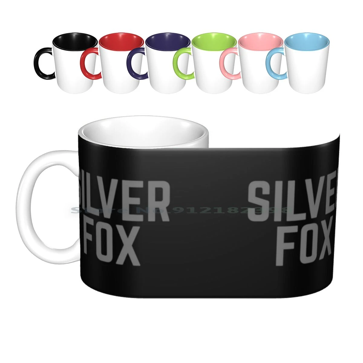 Silver Fox Funny Quote Ceramic Mugs Coffee Cups Milk Tea Mug Typography Funny Humour Jokes Fun Slogan Cool Hipster Quotes Grey Mugs Aliexpress