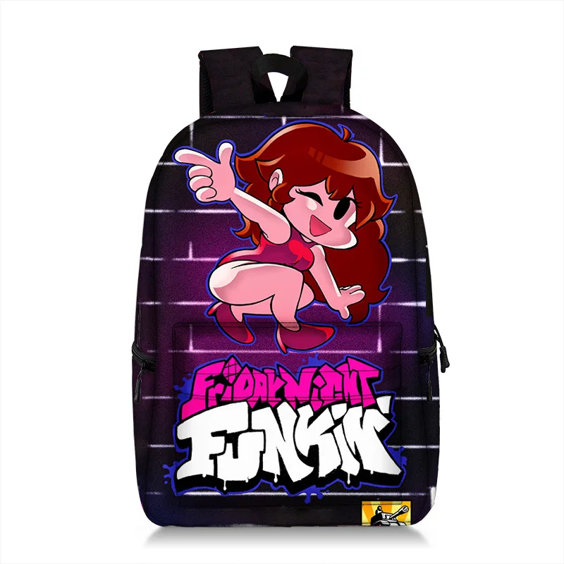 

17 inch Game Friday Night Funkin Boys Girls Backpack for Teenager Laptop Mochila Student School Backpack Travel Bags