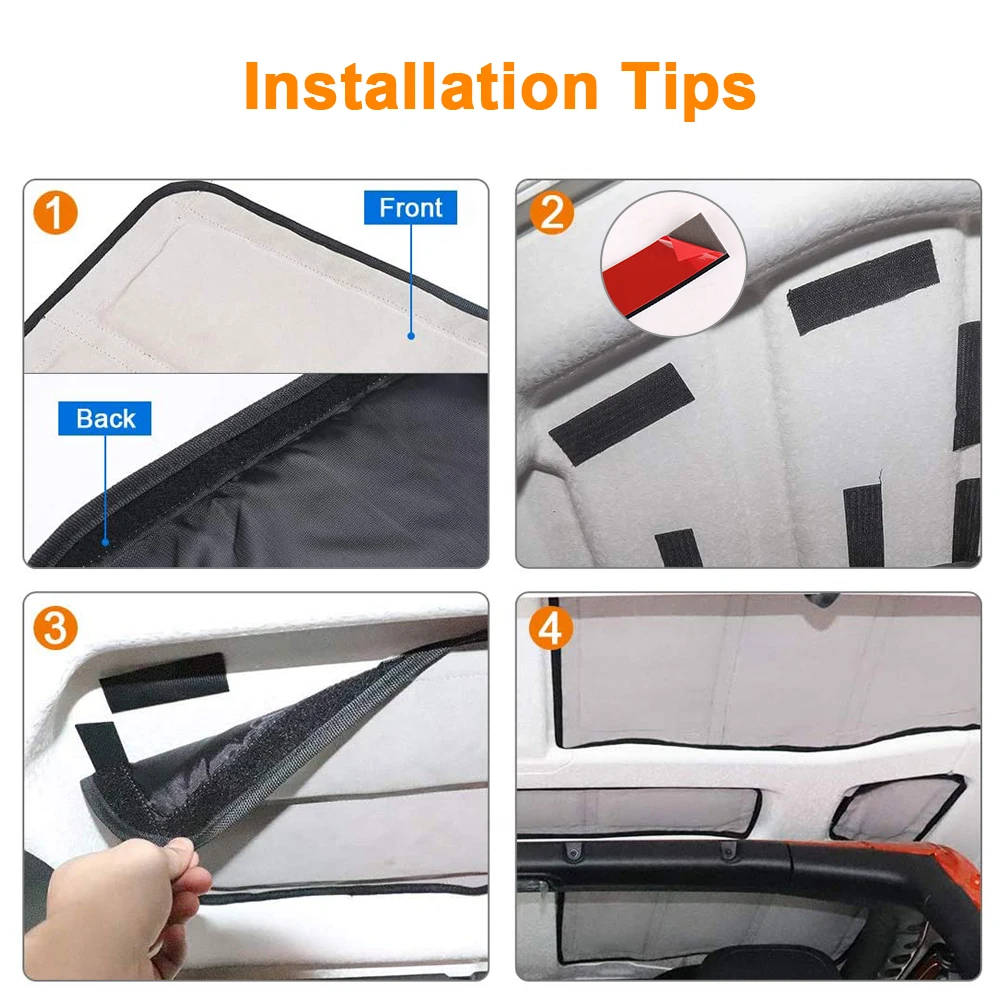 Insulation pads JEEP JL (1)