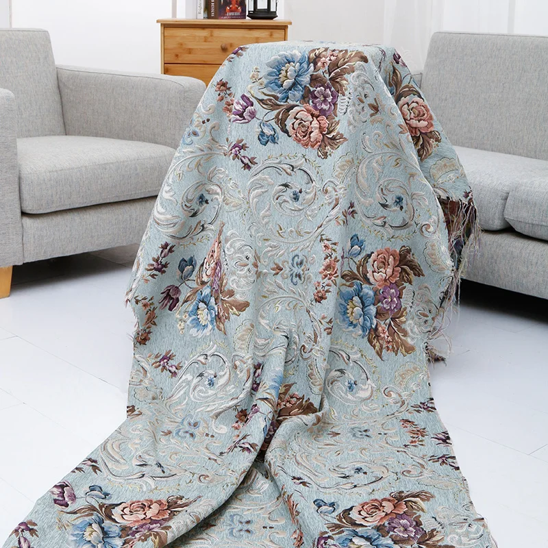 HLQON в европейском стиле Толстая шенилловая ткань для материал подушки занавеска, стул одеяла и шитья диван, скатерть