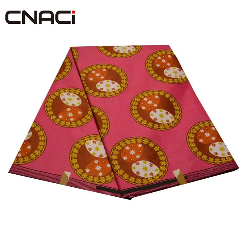 

CNACI Fashion Trends Nigerian Ankara Fabrics Wax Tissu Africain 6 Yards African Fabric Real Wax Print Dresses Patchwork Fabric
