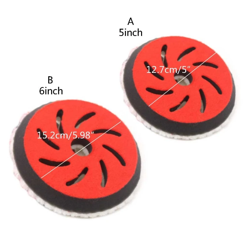 Heavy Cutting Wool Polisher Pad for Cutting Buffing and Polishing 5inch/6inch for Marine and Epoxies car polishing pad car polish pad wool polishing pad