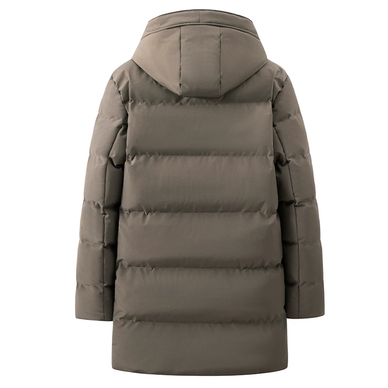 Cotton-padded men long winter coat down cotton-padded jacket plus size down and thick 2021 new winter jacket Snow ski resort