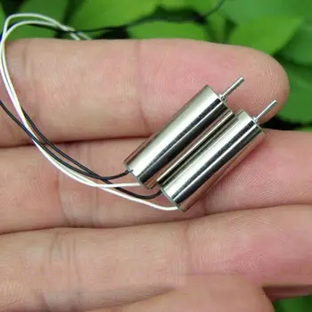 

2PCS Micro Mini 720 Coreless Motor DC 3.7V 4.2V Ultra High Speed 43000RPM NdFeB 7mm*20mm DIY Electric RC Drone Quadcopter Engine