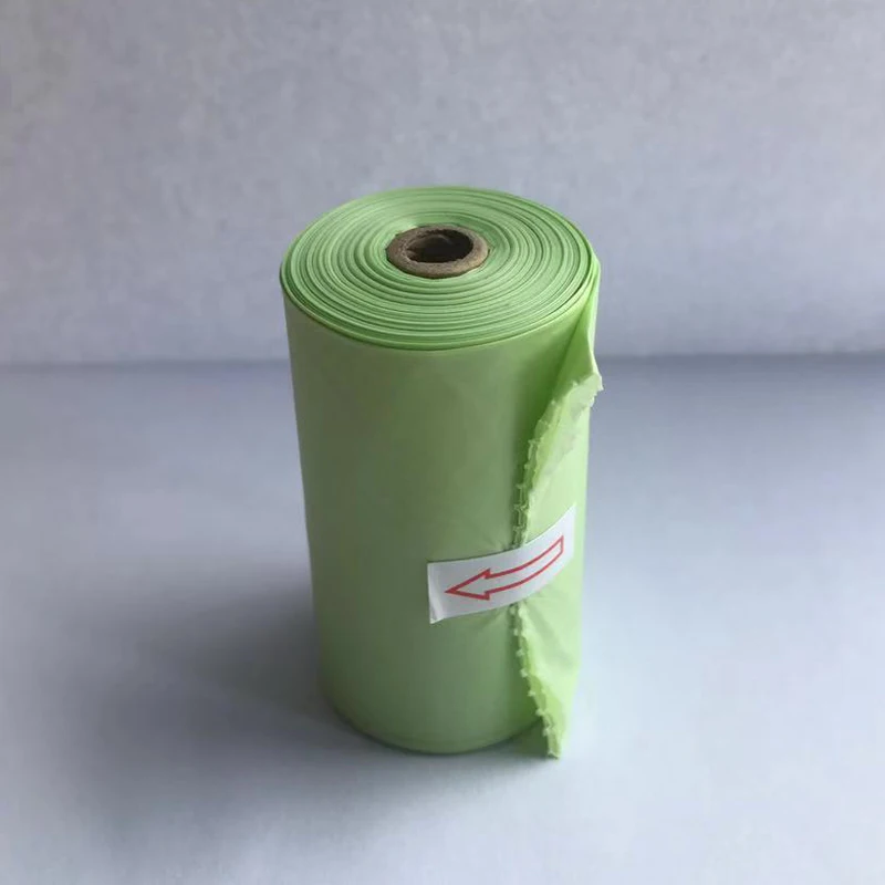 100% Compostable нулевые отходы ПЭТ пакеты для уборки за собакой биоразлагаемый мешок