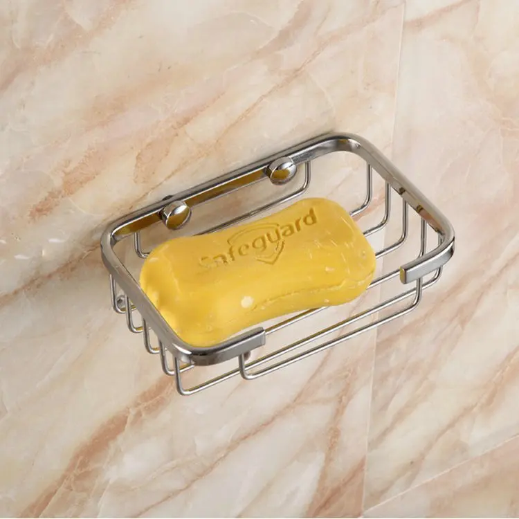 

Meal Ding 8086 Stainless Steel Soap Dish Alumimum Bathroom Soap Holder Toilet Soap Box a Shipping