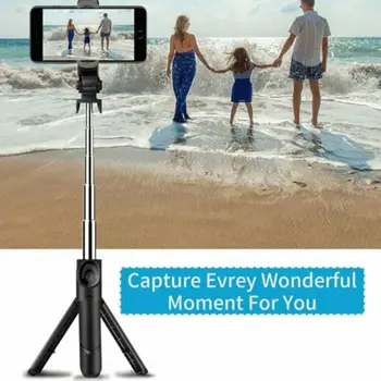

Selfie Sticks Foldable 4 In1 Bluetooth Selfie Stick Tripod Selfie Stick with Wireless Remote Control Shutter Portable Monopod
