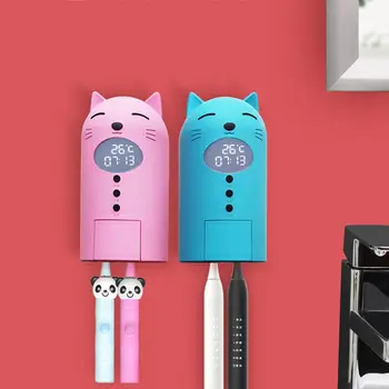 

UV Light Chirldren Electric Toothbrush Sanitizer Bathroom Disinfection Holder Wall Mounted Cleaner Storage Case Oral Hygiene