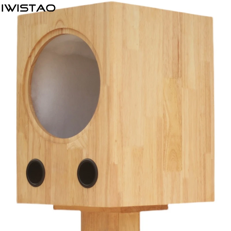 Iwistao 12 Inch Subwoofer Empty Customized Solid Wood Front