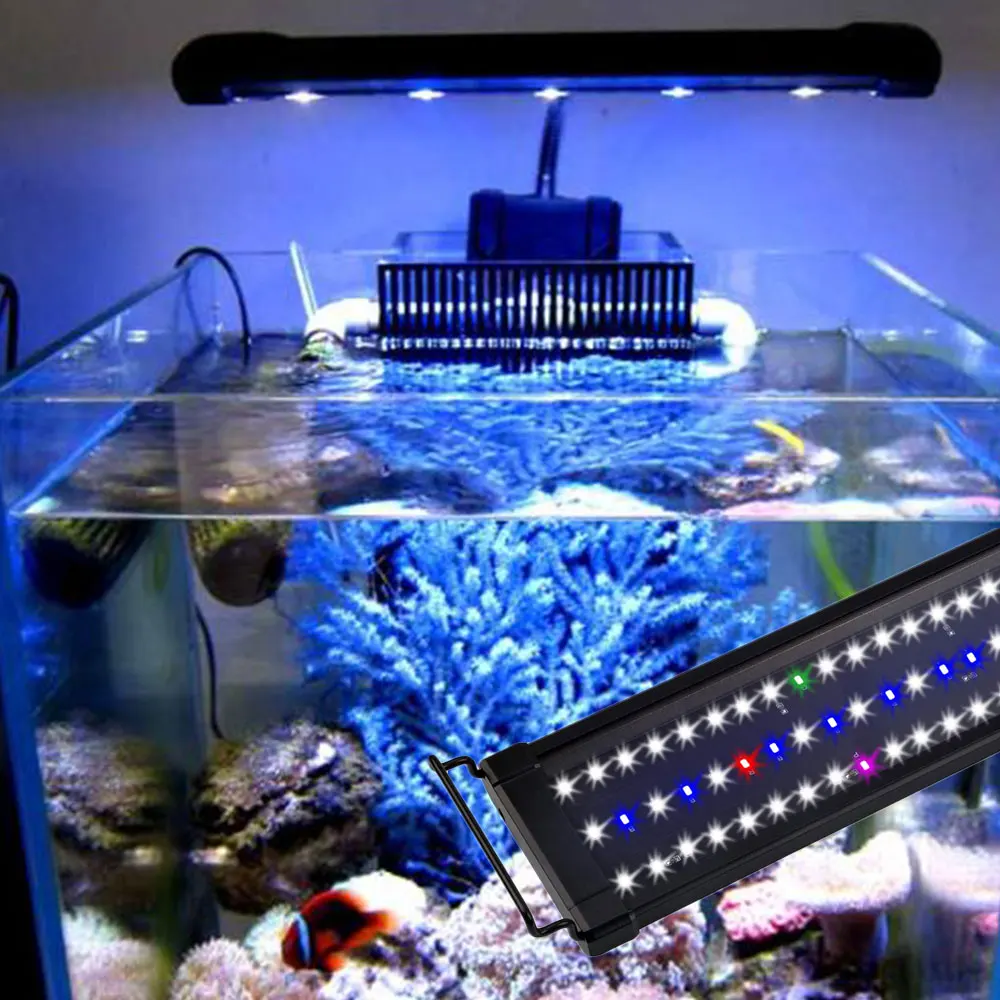 

30CM 45CM 70CM LED Aquarium Light Bar Full Spectrum Fish Tank Light for Freshwater