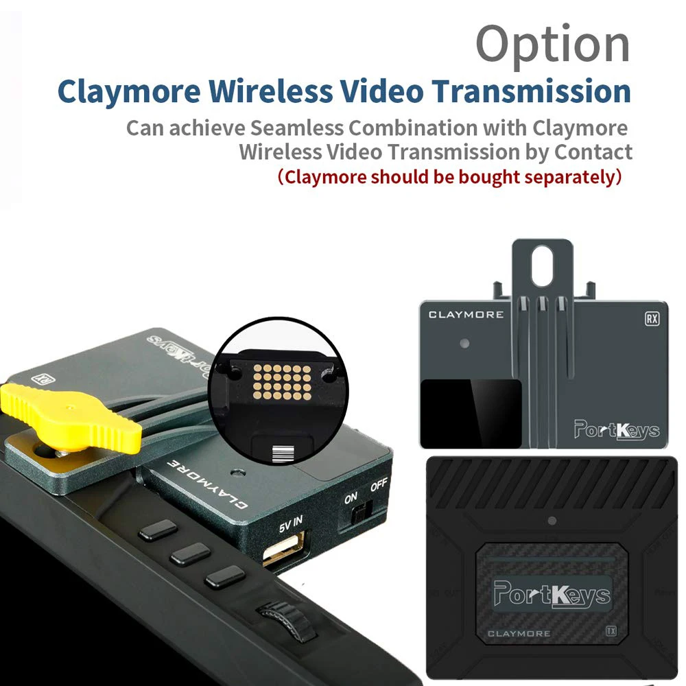 PortKeys HS7T высокая яркость 1200nit 3G SDI/4K HDMI на мониторе камеры 3D LUT черный|Мониторы| |