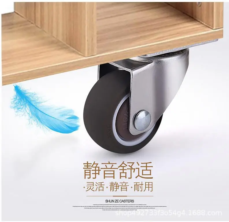 Truckle 1-Inch 1,25-Inch 1,5-Inch 2-Inch универсальное колесо плоское нейлоновая мебель промышленное оборудование колеса