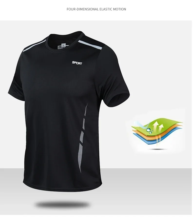 Men's Loose T-shirt with Shorts Summer Tracksuit