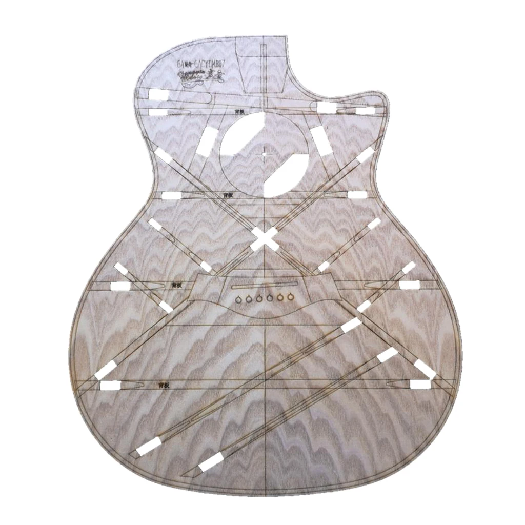 Wooden GA Corner Making Template for 41" Acoustic Guitar Music Lover Builder | Спорт и развлечения