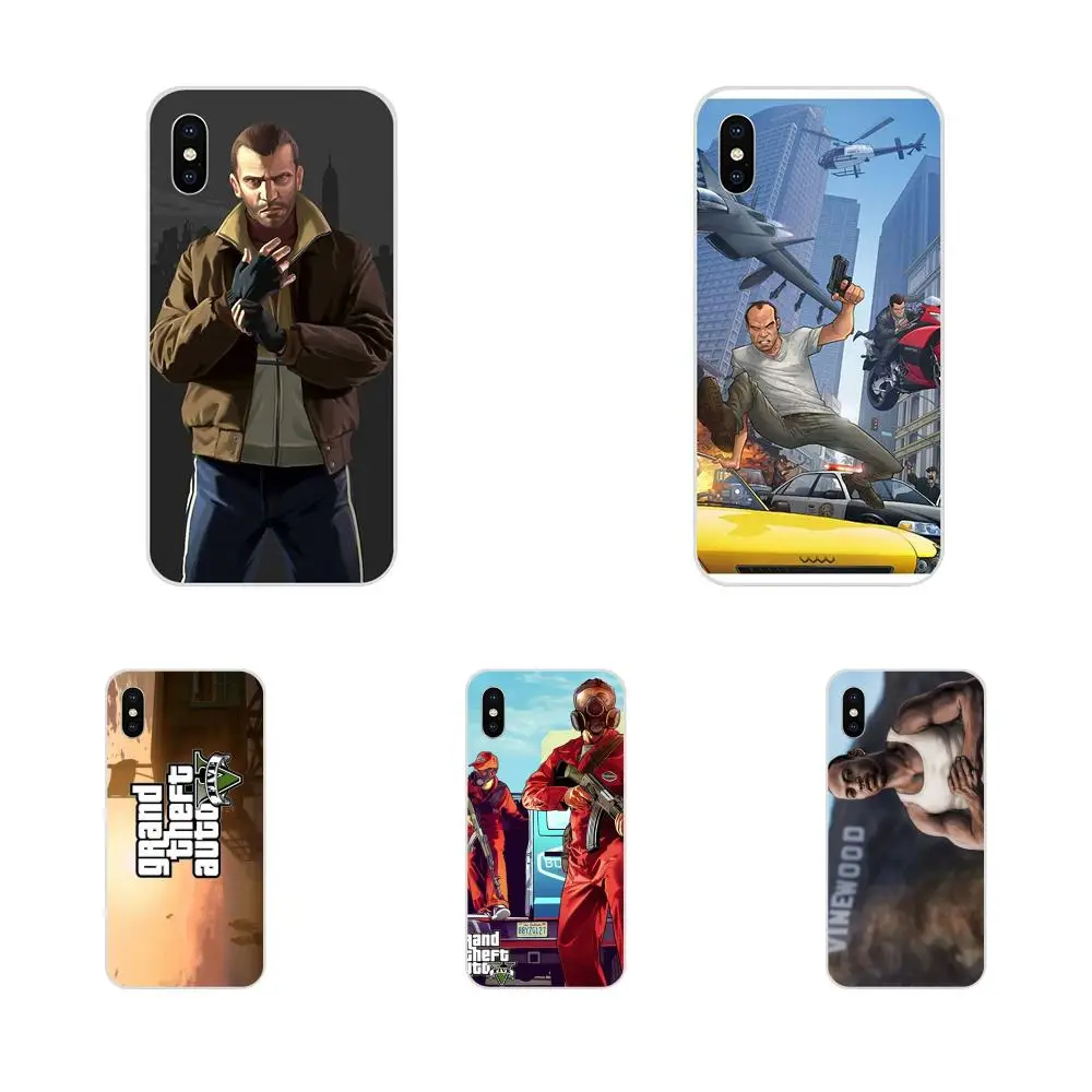 Для Xiaomi Redmi Mi 4 7A 9T K20 CC9 CC9e Note 7 9 Y3 SE Pro Prime Go Play прекрасный пластиковый Grand Theft Auto Gta 5
