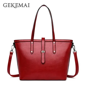 

2020 Women Genuine Leather Handbag Large Leather Designer Big Tote Bags for Women Handbags Luxury Shoulder Bag Famous Brand Sac
