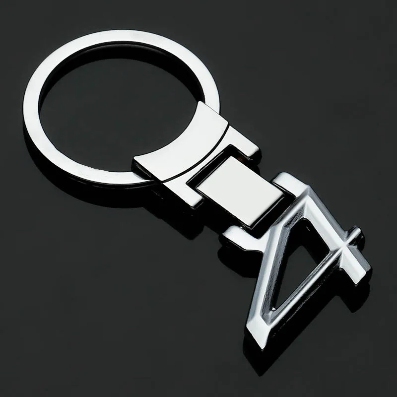 

Key Holder Keyring Ring For BMW 1 3 5 6 7 8 X Series Silver 1pc Car Logo