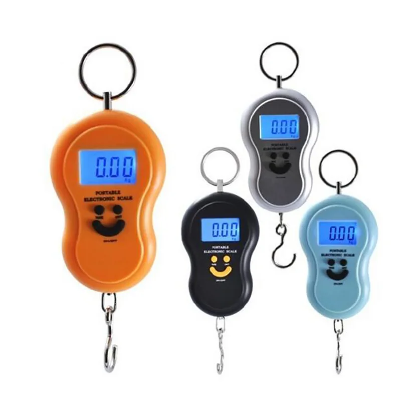 

Mini Digital Scale For Fishing Luggage Travel Weighting Steelyard Portable Electronic Hanging Hook Scale