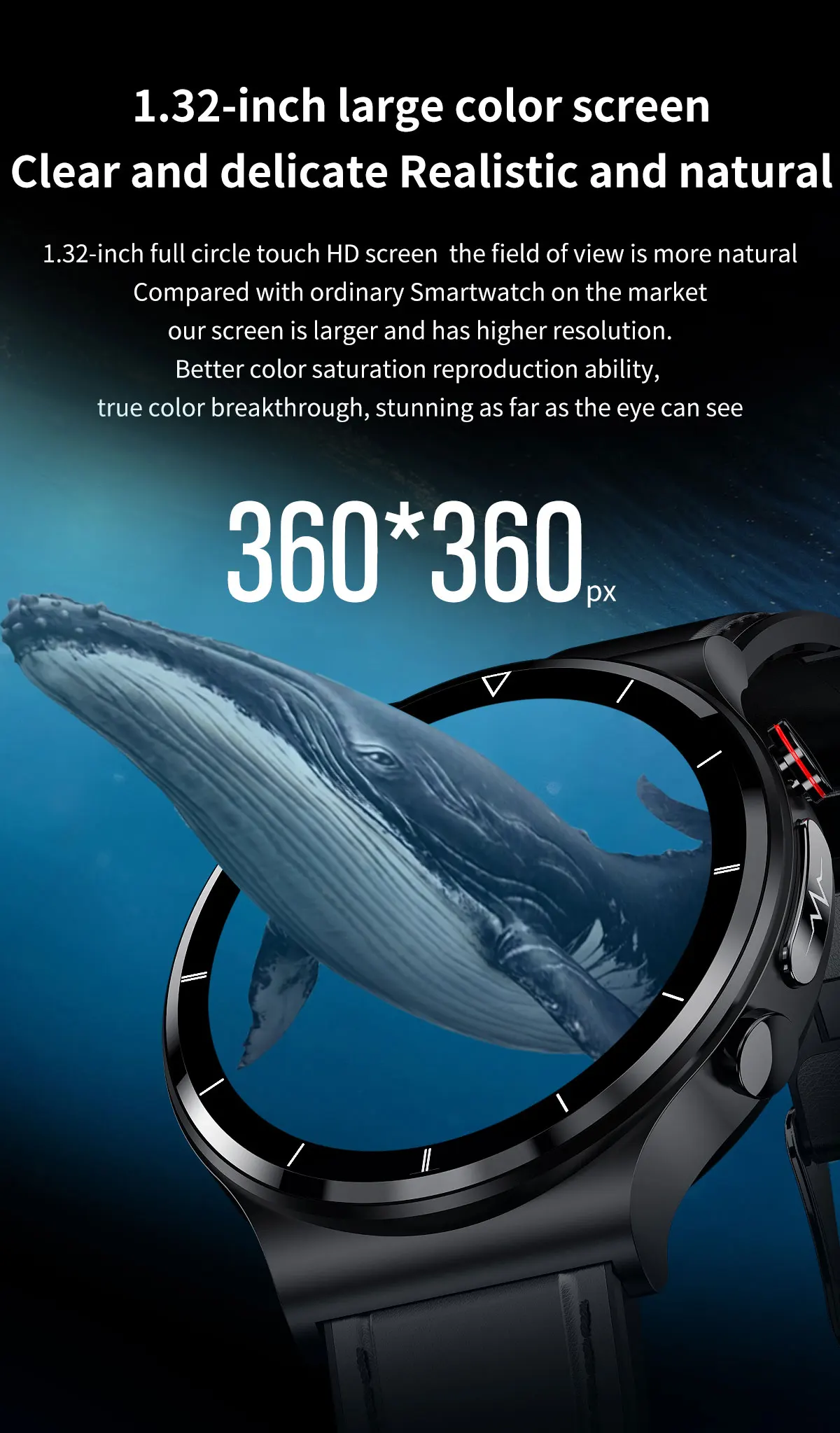 E88 Smart Watch Men Watch 1.32 inch Screen EGG Collector IP68 Waterproof BodyTemperature Wireless charger Watches PK E80 E86