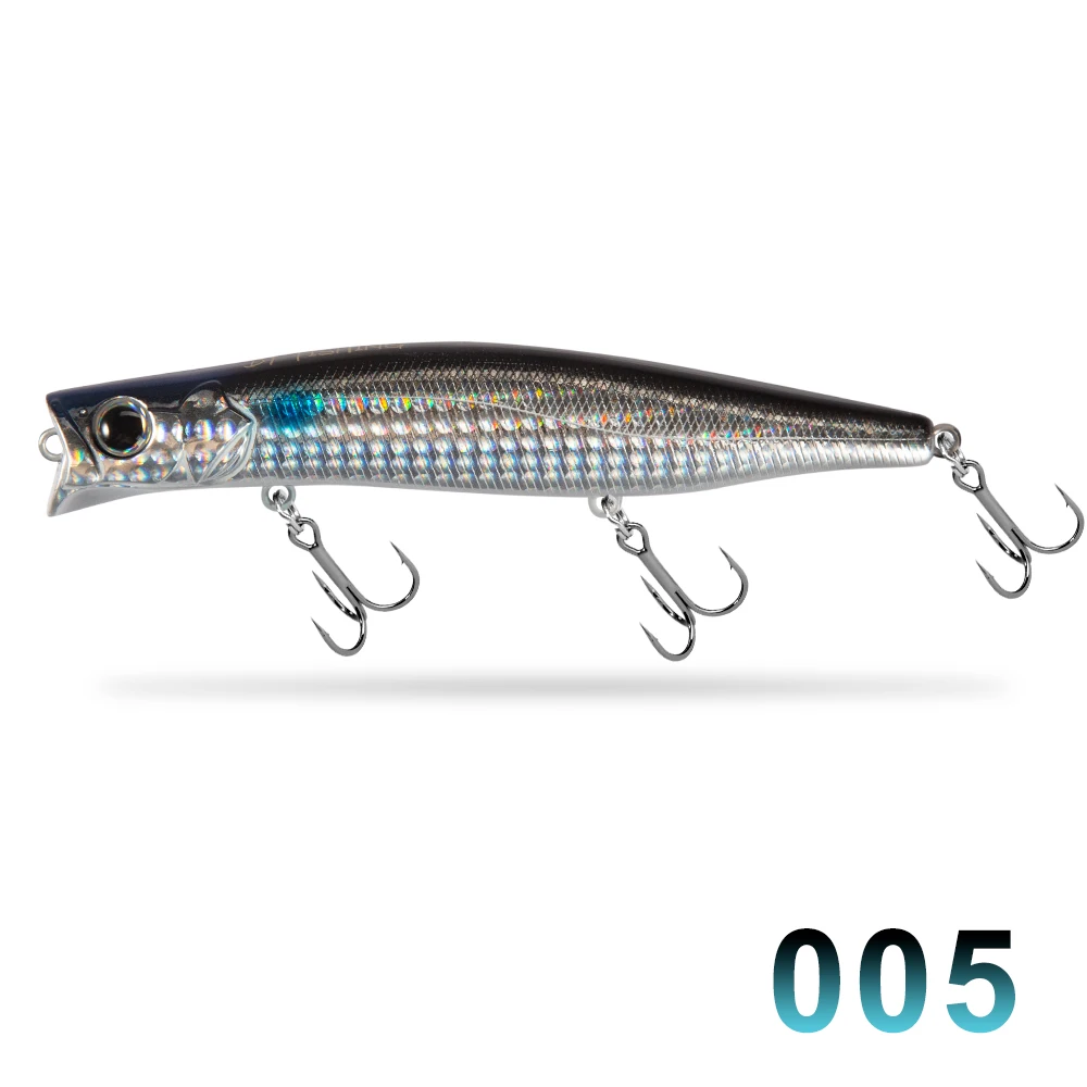 D1 トップウォーターポッパー釣りルアー 100 ミリメートル 13.2