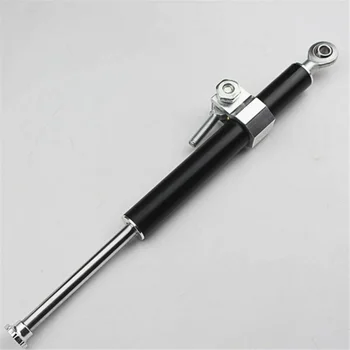 

CNC 370mm Black Universal Aluminum Motorcycle Steering Damper Fork Stabilizer Professional Car Replacement Accessories 2020 New