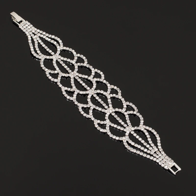 Женские браслеты, свадебные ювелирные изделия для женщин YFJEWE,, модные ювелирные изделия, роскошные серебряные и золотые браслеты sb140