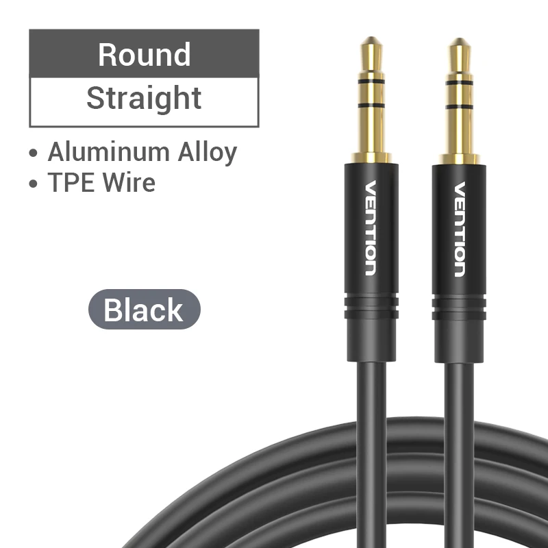 Premium Vention 3.5mm Male-to-Male Audio Aux Cable